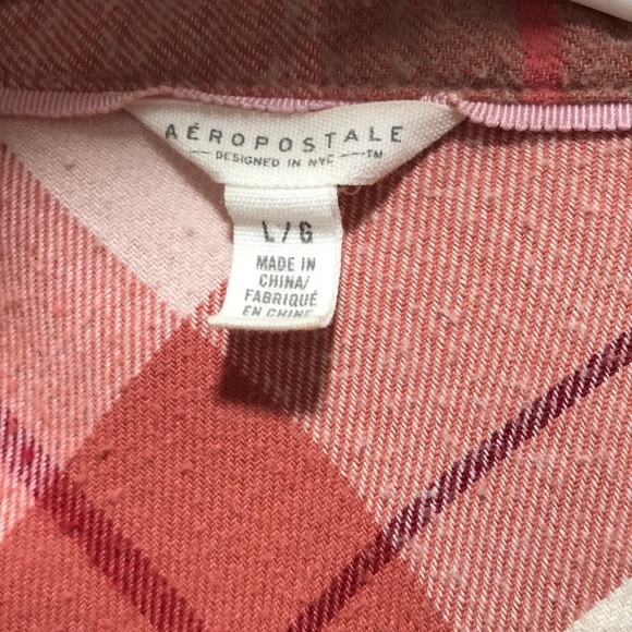 Aeropostale Women’s Flannel long sleeve SIZE L - Picture 2 of 5
